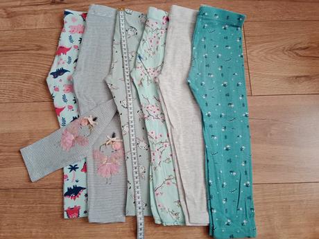 6x tenké legínky, next,92