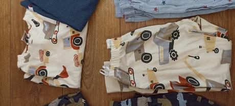 Balík pyžamiek h&m a zara 122/128, h&m,122