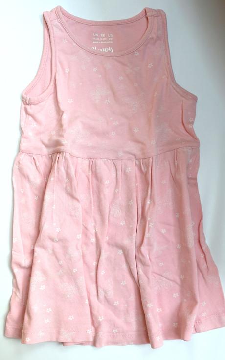 Letné šaty ružové f&f 18 - 24 m., f&f,98