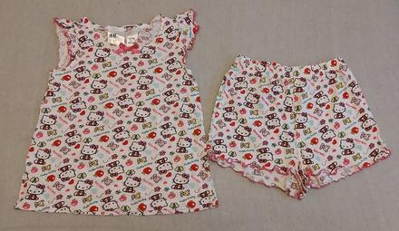 Letné pyžamko hallo kitty h&m 86/92, h&m,86