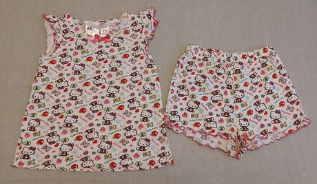 Letné pyžamko hallo kitty h&m 86/92, h&m,86