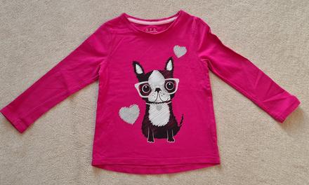 Tričko s dlhým rukávom pre dievča, f&f,98