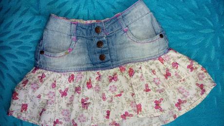 Rifľová suknička, palomino,98