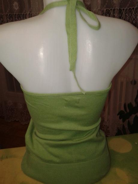 Zelený pletený top s, s