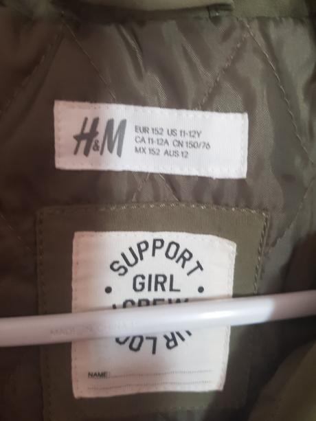 Predlzena prechodna bunda, h&m,152