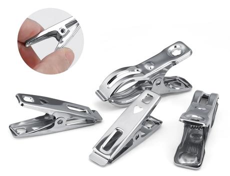 Nerezové štipce 40ks, 