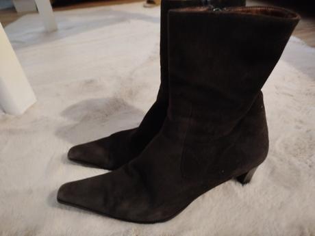 Kožené kotníkové čižmy jamie mascaro, 38