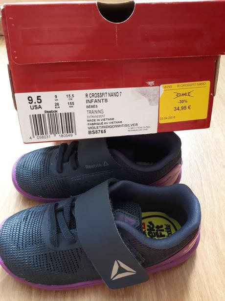 Tenisky reebok crossfit 26, reebok,26