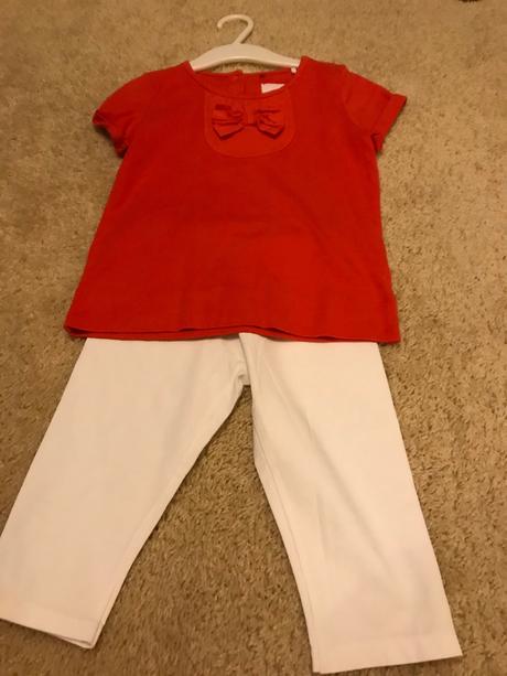 Leginky a tričká na leto ako balik oblečenia, 104–116