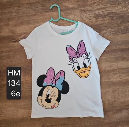 Disney tricko, h&m,134