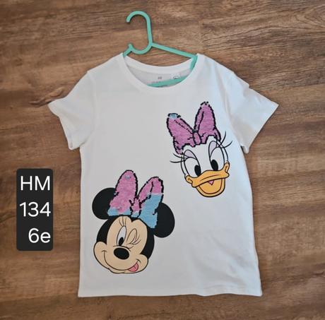Disney tricko, h&m,134
