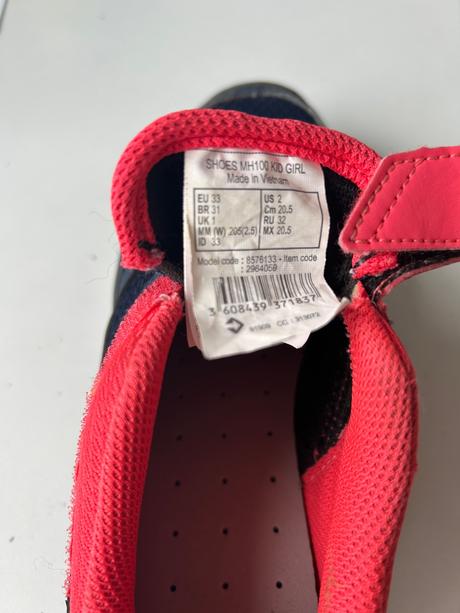 Outdoorová / turistická obuv na leto, quechua,33