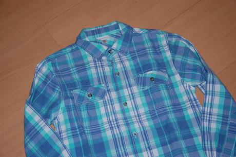 Károvaná košeľa, vertbaudet,134