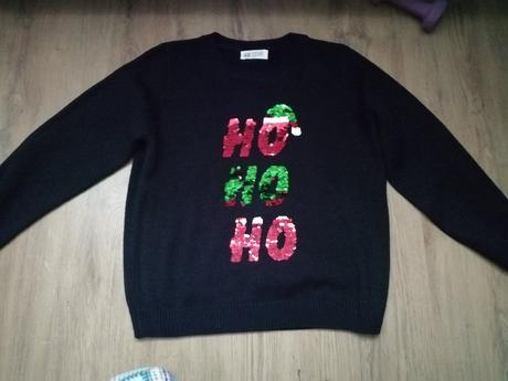 Vianočný pulover, h&m,158