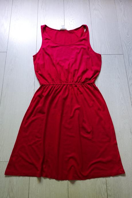 Letné šaty h&m basic, h&m,m