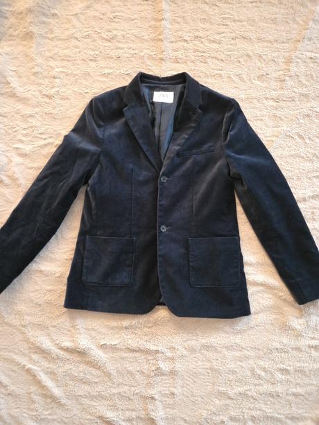 Chlapčenské zamatové sako, zara,164