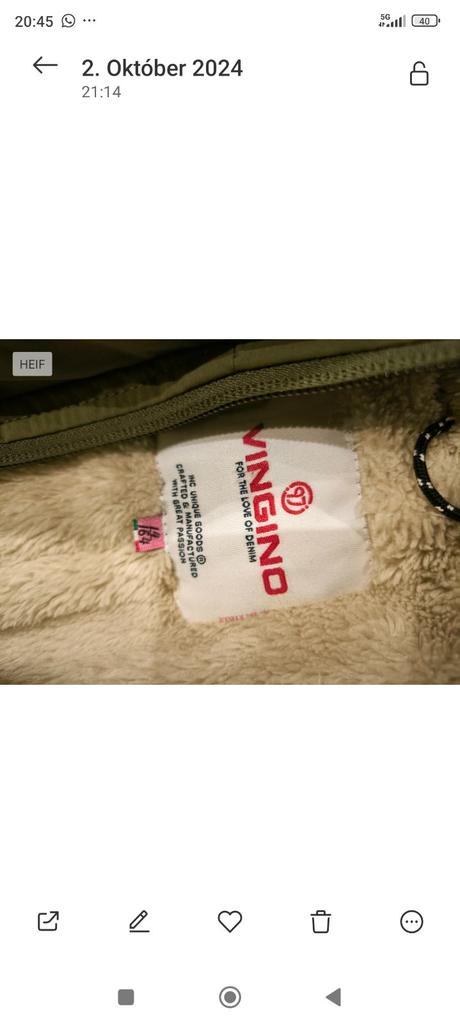 Zimná vetrovka, vingino,164