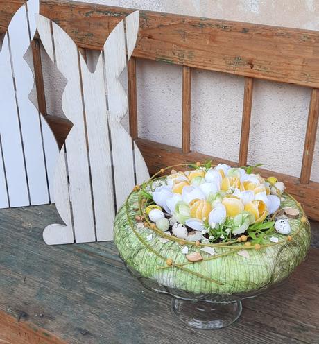 Jarný veniec s krokusami, 