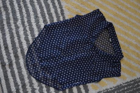 Bodkovaná blúzka asos, 36