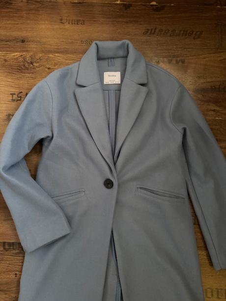 Modrý kabátik bershka, bershka,xs