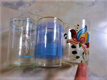 Staré socialistické poháre 5ks,