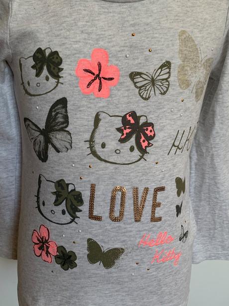 George šedé tričko s hello kitty, george,116