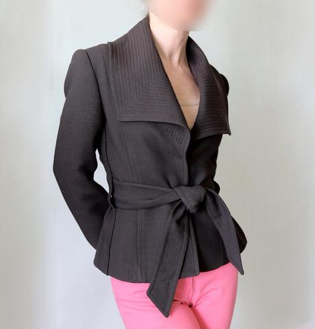 Hnedé kabátikové sáčko zara veľ.m, zara,m