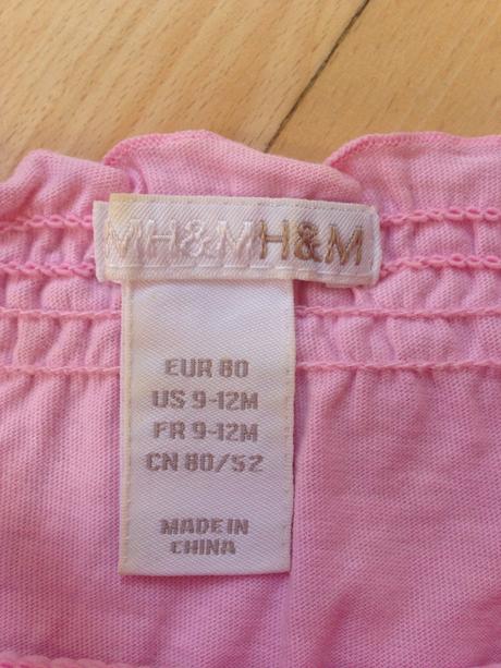 Tielko-tunika, h&m,80