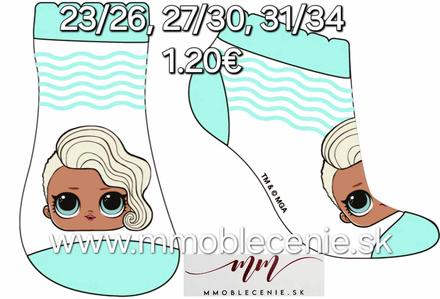 Ponožky lol, disney,23 - 34