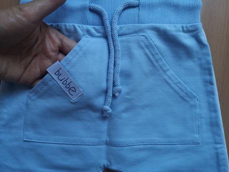 Svetlomodré šortky s klokaním vreckom v. 92/98, bubbe,98