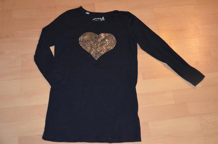 Dlhe tricko / saty dlhy rukav 140 / 146, bonprix,140