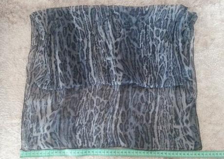 Damsky tenky sal - gepard leopard,