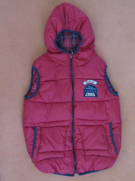 Chlapčenská vesta s kapucňou- dopodopo - veľ. 116, dopodopo,116