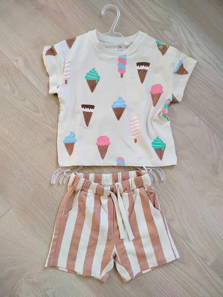 Lindex zmrzlinová letná súprava, lindex,74 / 80