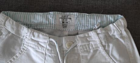 Biele bermudy, h&m,128