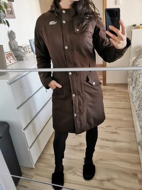 Hnedý kabát the north face, m