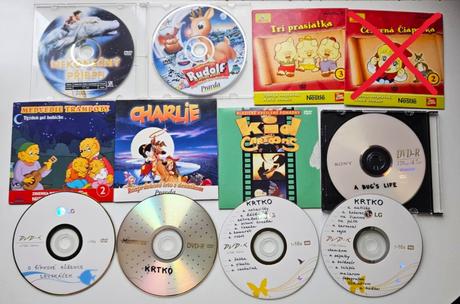 Rozne video rozpravky pre deti, dvd, vcd, 