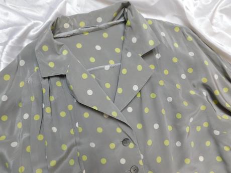 Reine seide bodkovana hodvabna bluzka, 42