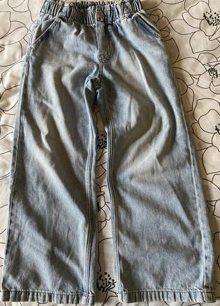 Bavlnené rifle - džínsy zn. h&m v. 128, h&m,128