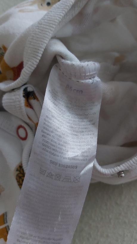 Bavlnený overal/pyžamko s nožičkami 86, pepco,86