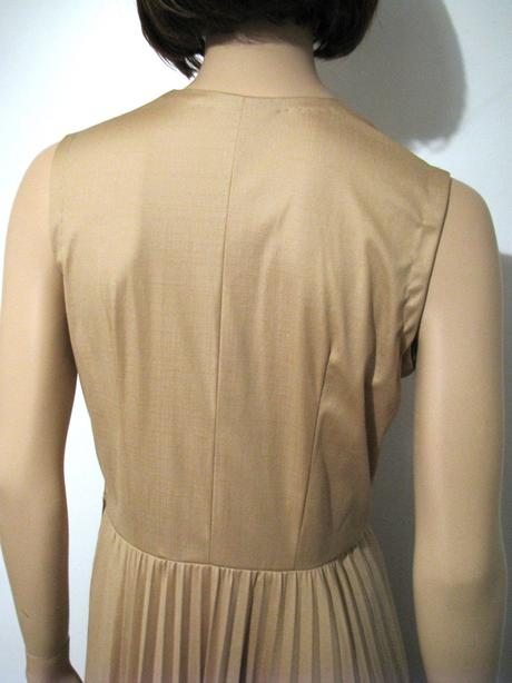 Plisované vintage šaty, m