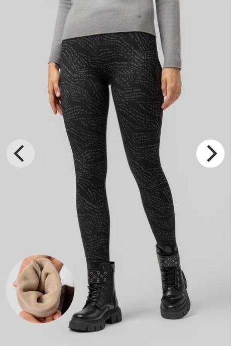 Lelosi siberosi - zimné legíny s kožušinkou vnútri, l / m / s / xl