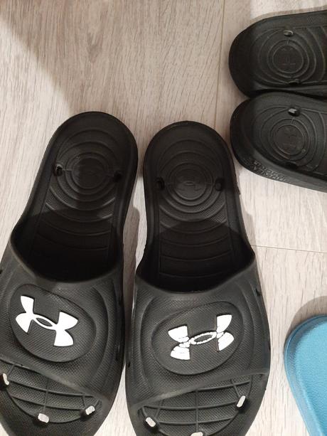3x šľapky  underarmour 39, under armour,39