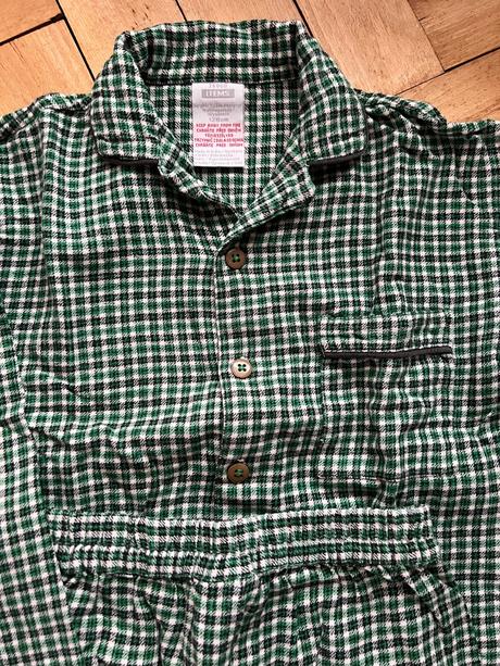 Detské flanelové pyžamo, tesco,128