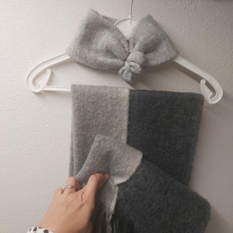 Šál dámsky zimný a dámska ušanka,