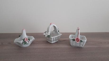 Porcelánové košíky,