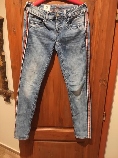 Dámske riflové nohavice, street one,l