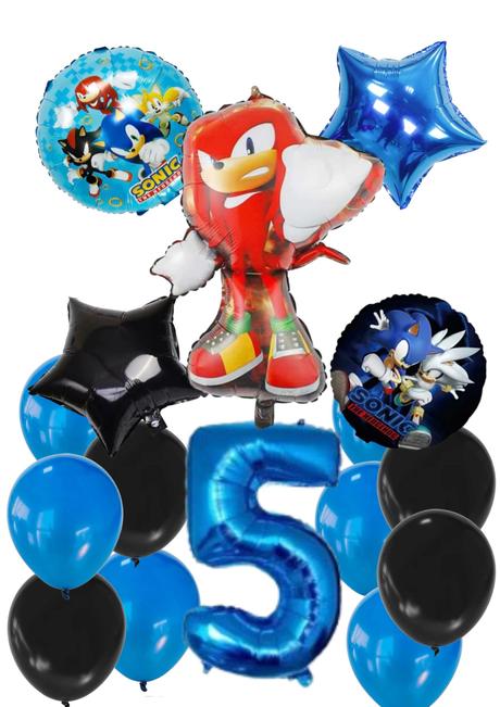 Balóny ježko sonic/knuckles/shadow- až 15/16/17/18, 