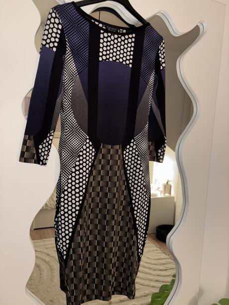 Geometrické šaty, topshop,36