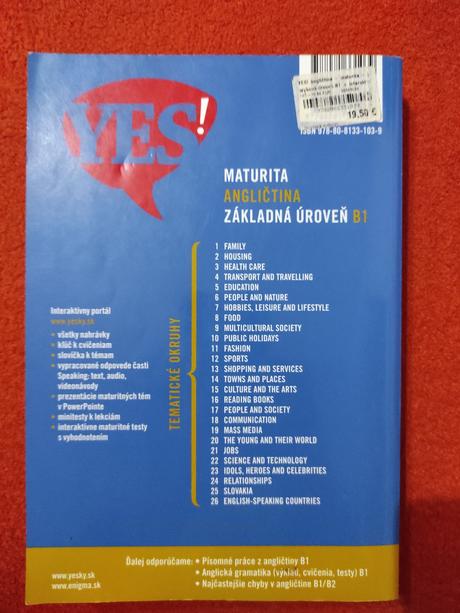 Kniha angličtina pre maturantov, 